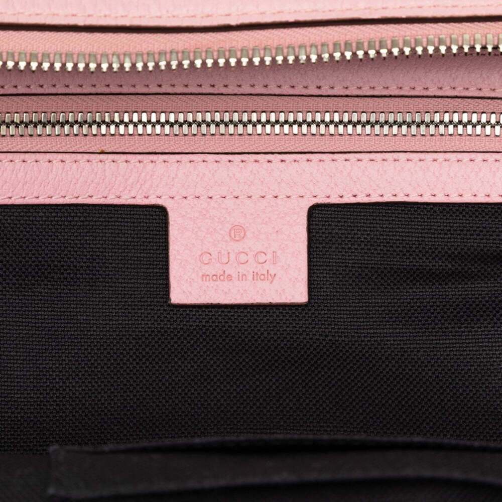 GUCCI Authentic Black Leather Backpack - Picture 6 of 7